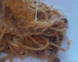 A picture of step 5 of Pasta bolognese.