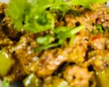 A picture of step 4 of Khandeshi Special green brinjals bhaji,with Ghadichi Poli (Lunch)recipe.
