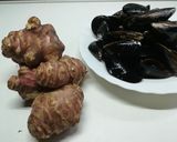 Foto del passaggio 1 della ricetta Topinambur al profumo di mare