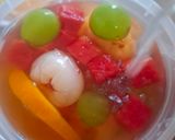Foto langkah ke 6 dari resep Ice Jelly Fruit Tea.