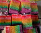Foto langkah ke 11 dari resep Rainbow cake.