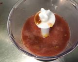 Une image de l'étape 3 de Sauce salade moutarde épices pêche.