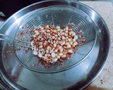 A picture of step 2 of Healthy tasty Til gud peanut dry fruits Burfi.