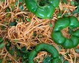 A picture of step 6 of Veg hukka noodles.