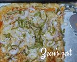 A picture of step 5 of Family style Rectangular Pizza.
