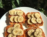 A picture of step 1 of Pumpkin Toast 🎃.