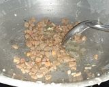 A picture of step 2 of Pauper's Fried Brown Rice.