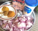 A picture of step 1 of Sausage Mixed Rice #uniquericerecipe.