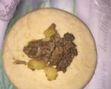 A picture of step 6 of Baked Meat-pie😍.