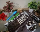 Foto langkah ke 8 dari resep Fudge Brownies Oreo.