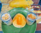 खरबूजा फालूदा जूस (Kharbuja faluda juice recipe in marathi) रेसिपी स्टेप 7 फोटो 