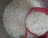 A picture of step 1 of Oats crispy bars (no bake).