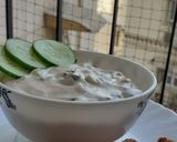 A picture of step 4 of Cucumber mayo dip.