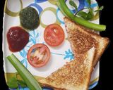 A picture of step 10 of Curd sandwich.