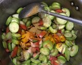 A picture of step 3 of Turai Ki Sabzi.