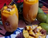 A picture of step 5 of Mango custard pudding.