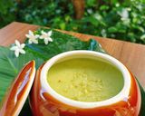 Hình bước làm 4 của món Soup cốm mùa thu