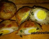 Foto langkah ke 7 dari resep Perkedel kentang isi telor puyuh non telor.