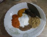 A picture of step 1 of Aloo masala Rice.