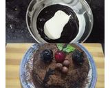 A picture of step 5 of Dark Chocolate Cake.