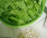 Foto langkah ke 1 dari resep Tumis sawi kecambah.