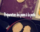 Une image de l'étape 4 de Pains à la poêle.