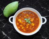 सिर्फ 10 मिनट में कच्चे आम की चटपटी सब्जी रेसिपी चरण 4 फोटो