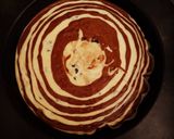 Une image de l'étape 6 de Marbré chocolat/vanille.
