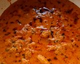 A picture of step 7 of Butter Chicken Bunny Chow.