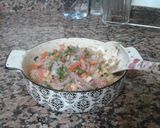 A picture of step 3 of Choley chaat #cookpadramadan.