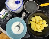 Hình bước làm 2 của món Bánh mochi khoai tây phô mai Hokkaido (phiên bản ngọt)