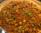 A picture of step 6 of Picadillo.