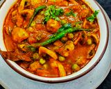 मटर मशरूम की मसालेदार सब्जी रेसिपी चरण 8 फोटो