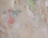 A picture of step 4 of Chicken Pot "pie".