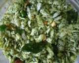 A picture of step 7 of Tri-colour chiwda.