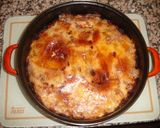 Foto del paso 8 de la receta Pastel de patata, bacon y queso gratinado
