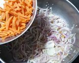 A picture of step 5 of Chinese Bhel.