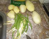 Foto del paso 1 de la receta: Costeletas de cerdo a la placha y una rica sopa de vegetales 😊