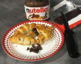 Nutellás házi croissant leveles tésztából recept fázis 4 fotója