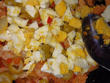 Empanadas vegetarianas de "no pollo", huevo y aceitunas