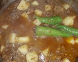 A picture of step 4 of Aloo qeema #CookpadSehri.