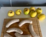 Une image de l'étape 1 de Boudin blanc aux pommes.