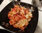 A picture of step 9 of Italian mac'a'role.