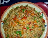 A picture of step 3 of Fried indomie.