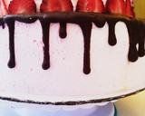 Foto del paso 12 de la receta: Pastel de dos sabores con cheesecake de Oreo