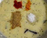 A picture of step 4 of Moong dal.