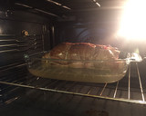 Foto del paso 5 de la receta: Falda de ternera rellena de jamón y pera 