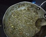 A picture of step 7 of Makki ki Roti with Sarson ka Saag and chatpata mooli galgal achar.