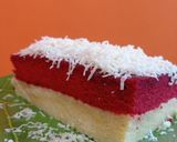 Foto langkah ke 7 dari resep Bolu Lapis Kemerdekaan empuk dan lembut.