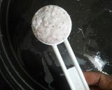 A picture of step 3 of Coconut Macaroons Eggless and Flourless.